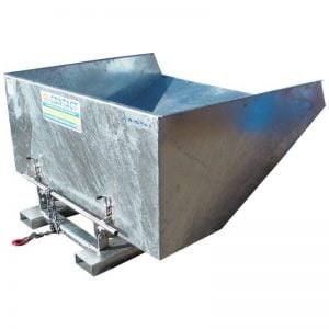 Galvanised Tipping Bin - Regular Duty