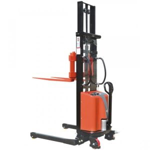 Record CTES Electric Stacker with Straddle Legs