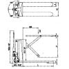 Record hex 1500kg Capacity electric high lifter