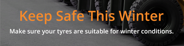 Make sure your forklift Tyres are suitable for winter conditions