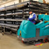 LARGE RIDE-ON BATTERY POWERED SCRUBBER DRIER